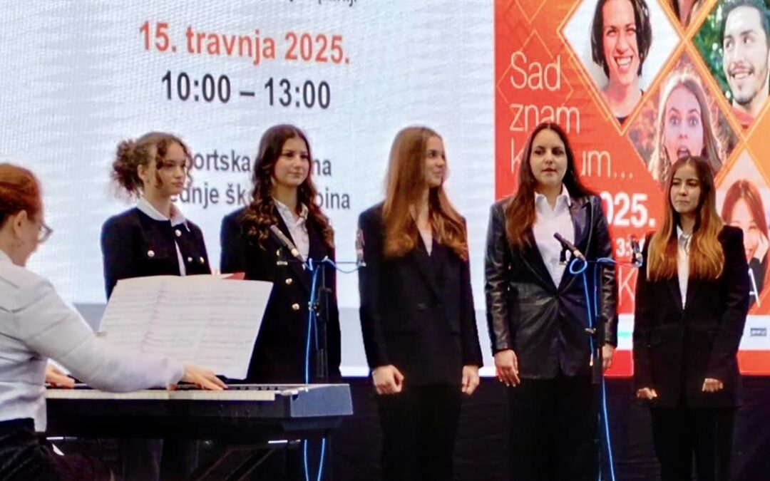 Nastup naših učenica na “Danu profesionalnog usmjeravanja u KZŽ”
