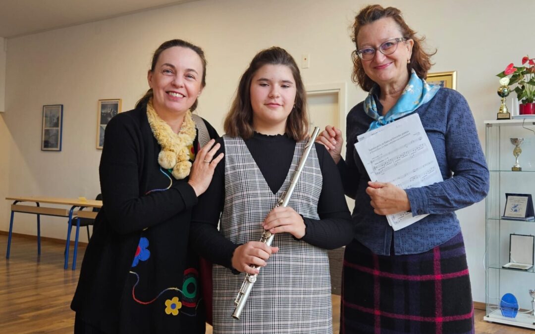 Nastup naše učenice na Međunarodnom natjecanju “Flauta Aurea 2025”