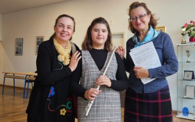 Nastup naše učenice na Međunarodnom natjecanju “Flauta Aurea 2025”