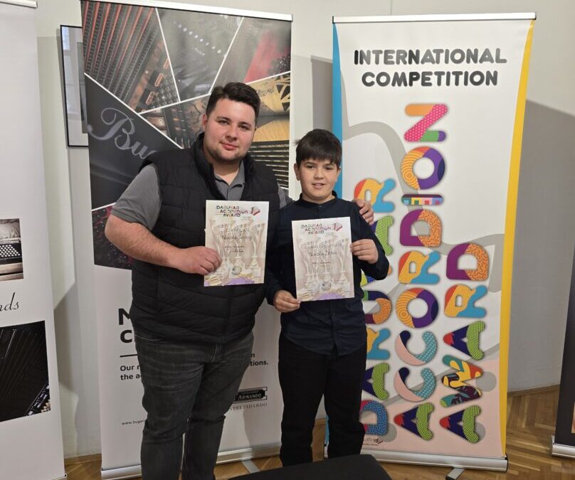 Naši učenici harmonike sudjelovali su na međunarodnom natjecanju Daruvar Accordion Award 2026. 